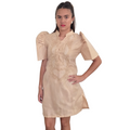 Shandy Filipiniana Mocha Dress