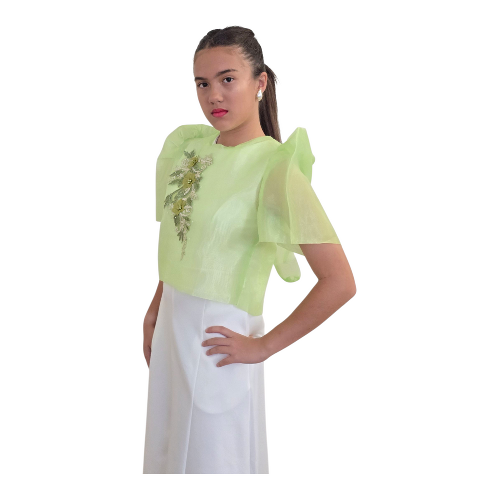 Wendylou Traditional Filipiniana Kimona Top