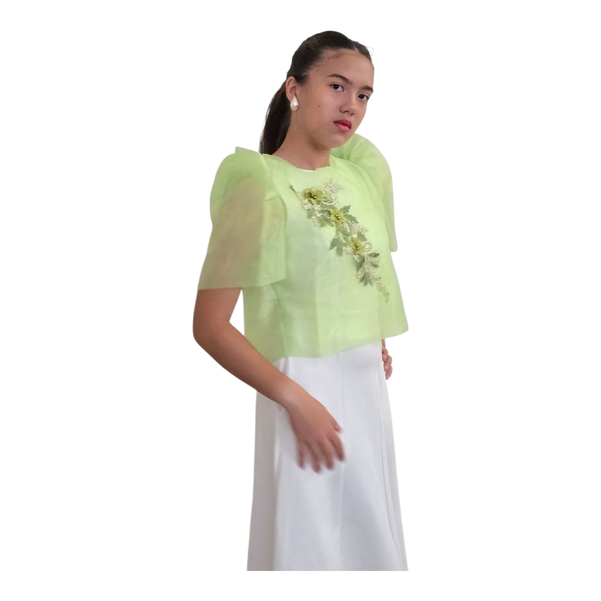 Wendylou Traditional Filipiniana Kimona Top