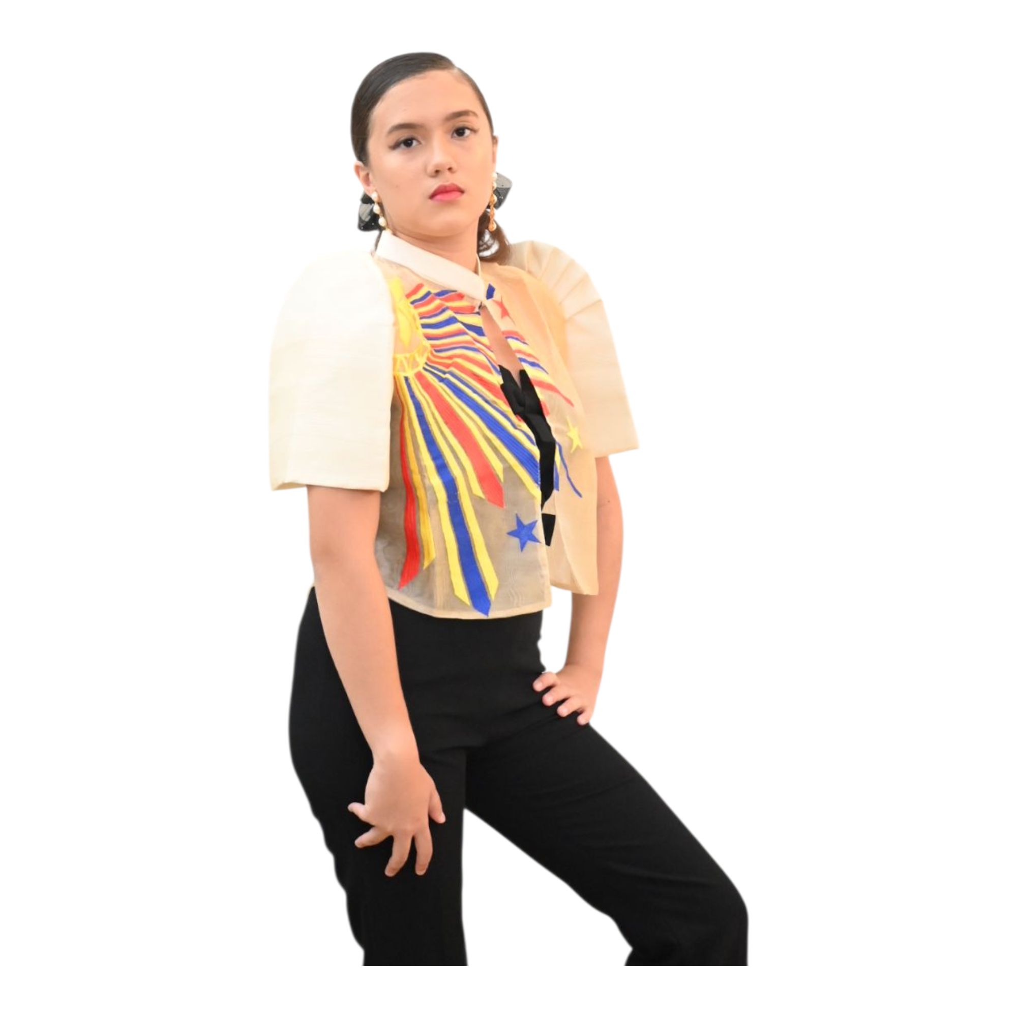 Filipiniana Sinag Beige Bolero