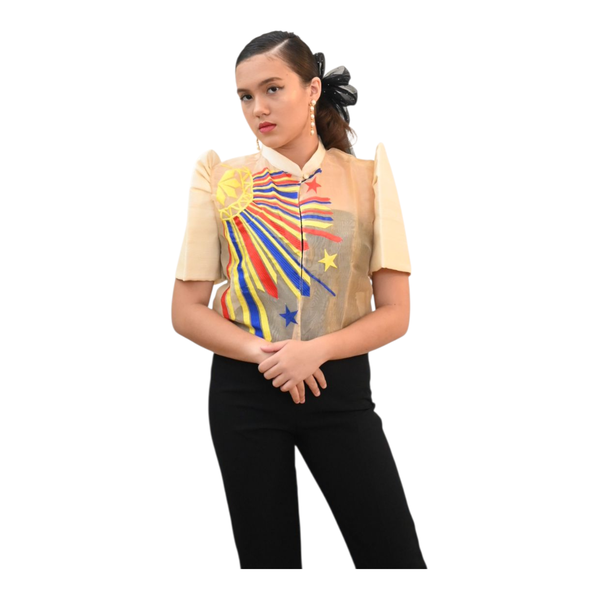 Filipiniana Sinag Beige Bolero